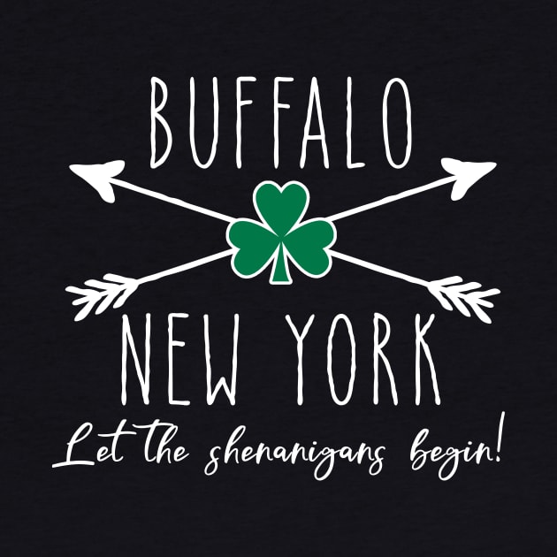 Buffalo New York St Patricks Day by Scarebaby